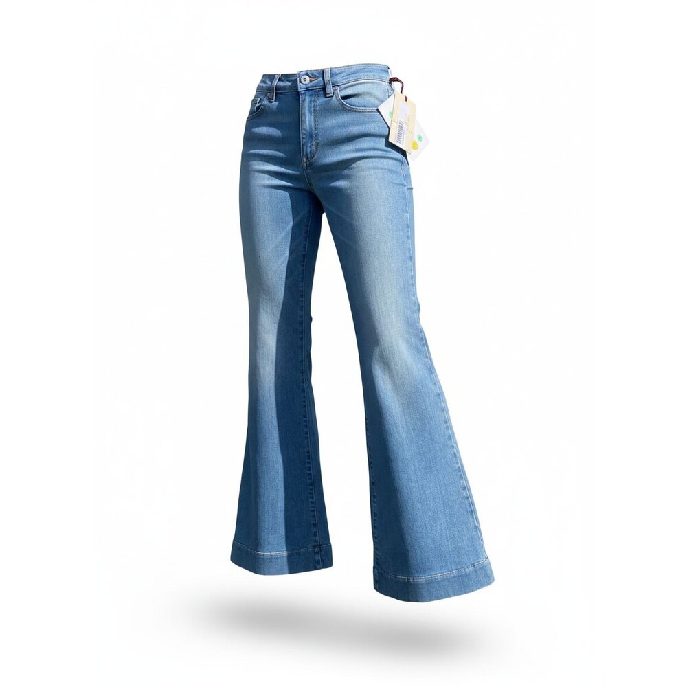 Erika Cavallini Donna Womens Light Wash Jeans Size 40 Classic Five-Pocket Design